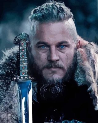 Ragnar Lothbrok Character paint by numbers