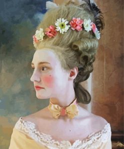 Beautiful Rococo Lady paint by numbers