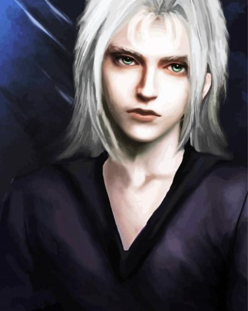 Sephiroth Character paint by numbers