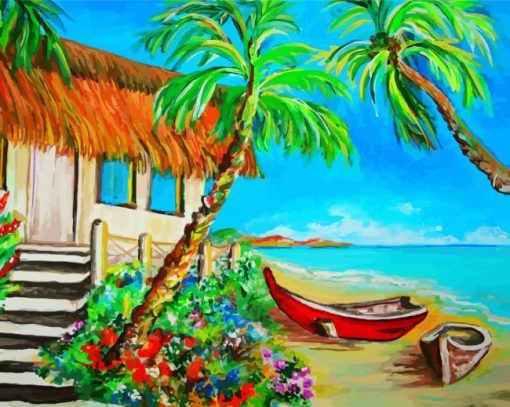 Aesthetic Shack Art paint by numbers