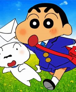 Crayon Shin Chan Character paint by numbers