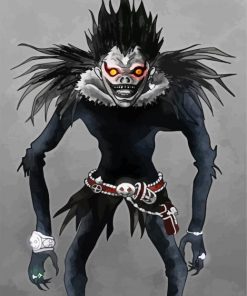 Scary Shinigami Character paint by numbers