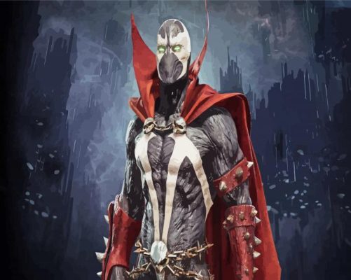 Spawn Character paint by numbers