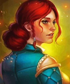 Triss Merigold Character paint by numbers