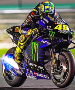 Valentino Rossi paint by numbers