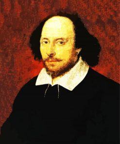 Portrait Of William Shakespeare paint by numbers