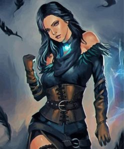 Yennefer De Vengerberg paint by numbers