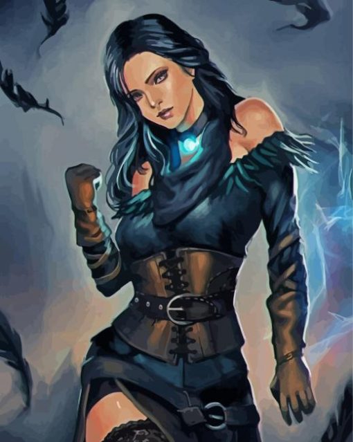 Yennefer De Vengerberg paint by numbers