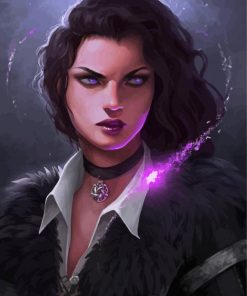 Yennefer De Vengerberg Character paint by numbers