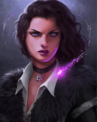 Yennefer De Vengerberg Character paint by numbers