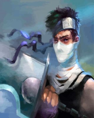 Zabuza Character paint by numbers