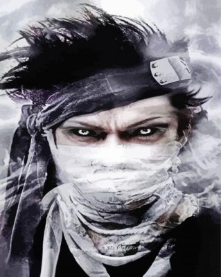 Aesthetic Zabuza paint by numbeers