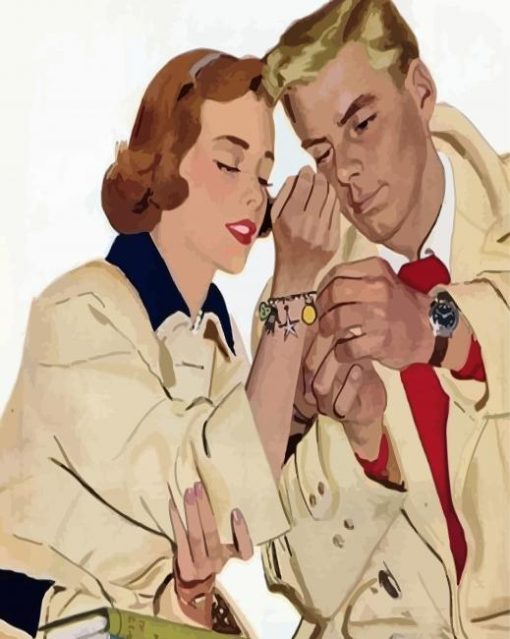 Happy Couple paint by numbers