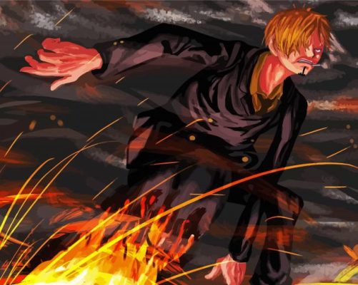 Aesthetic Vinsmoke Sanji paint by numbers