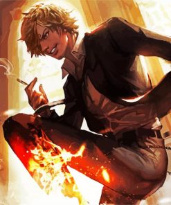 Fire Vinsmoke Sanji paint by numbers