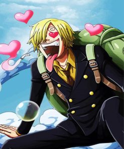 Sanji Vinsmoke In Love paint by numbers