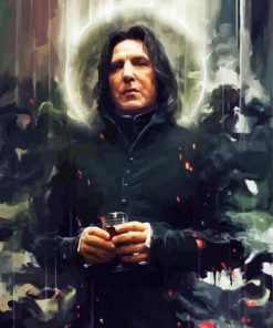 Professor Severus Character paint by numbers