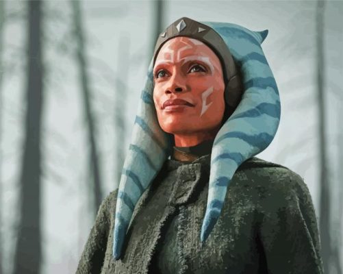 Ahsoka Tano Movie Character paint by numbers