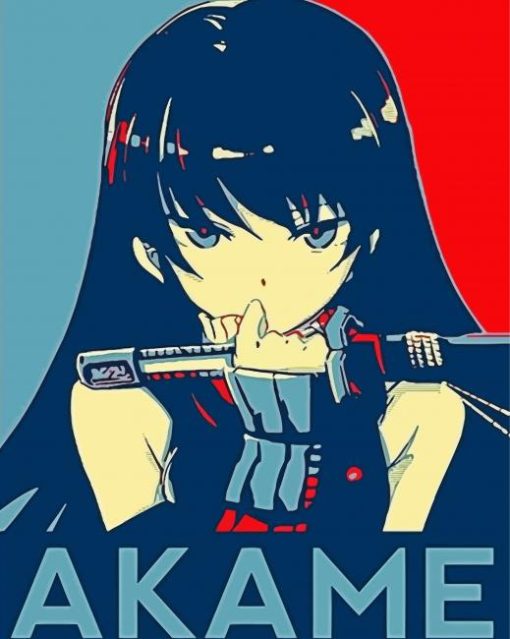 Akame Illustration paint by numbers