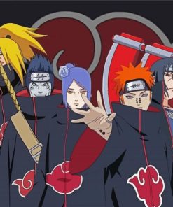 Akatsuki Character paint by numbers