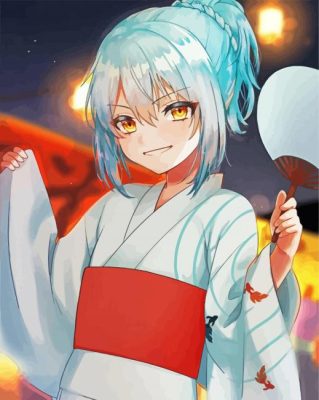 Beautiful Rimuru Tempest paint by numbers