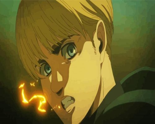 Japanese Armin Arlert paint by numbers