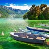 Annecy Lake Boats paint by numbers