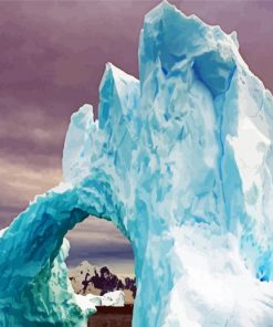 Antarctica Ice Cave paint by numbers