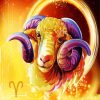 Aries Sign Art paint by numbers