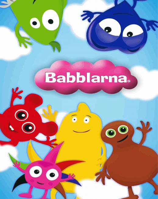 Aesthetic Babblarna Cartoons paint by numbers