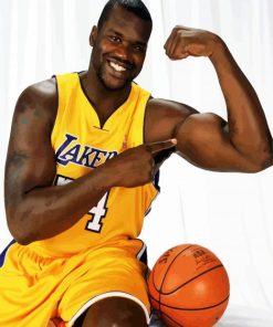 Shaquille Rashaun O'Neal paint by numbers