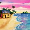 Aesthetic Beach Shack paint by numbers