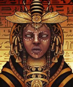 Bee Egyptian Lady paint by numbers