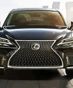 Black Lexus Car paint by numbers