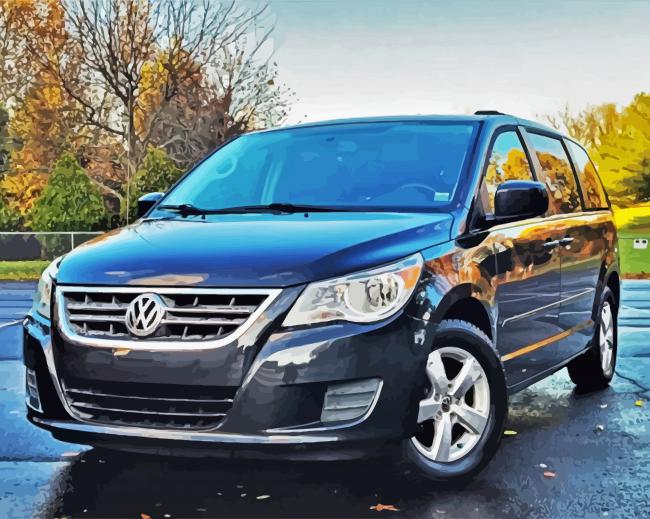 Volkswagen Routan paint by numbers