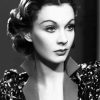 Monochrome Vivien Leigh paint by numbers