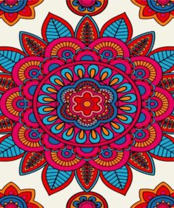 Boho Mandala paint by numbers