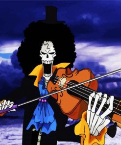 Brook Playing Violin paint by numbers