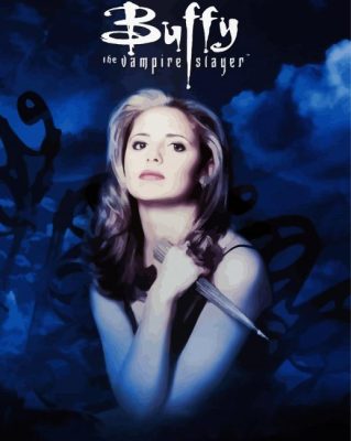 Buffy The Vampire Slayer Series Poster paint by numbers