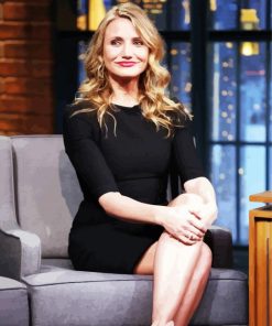 Cameron Diaz paint byb numbers