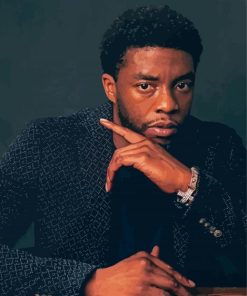 Chadwick Boseman paint by numbers