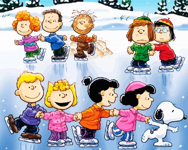 A Charlie Brown Thanksgiving paint by numbers
