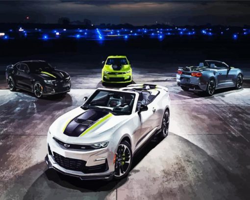 Cool Chevrolet Camaro Cars paint by numbers