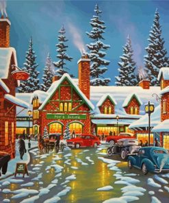 Christmas Night paint by numbers