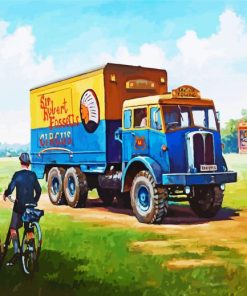 Circus Lorry paint by numbers