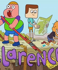 Clarence Animation paint by numbers