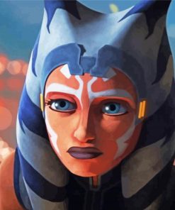 Ahsoka Tano Character paint by numbers