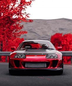 Cool Supra MK4 Car paint by numbers