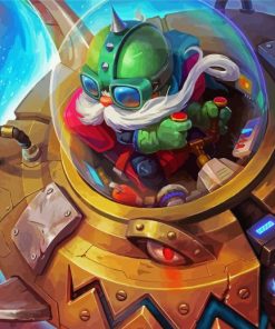 Corki Character paint by numbers