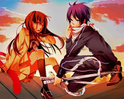 Hiyori Iki And Yato paint by numbers